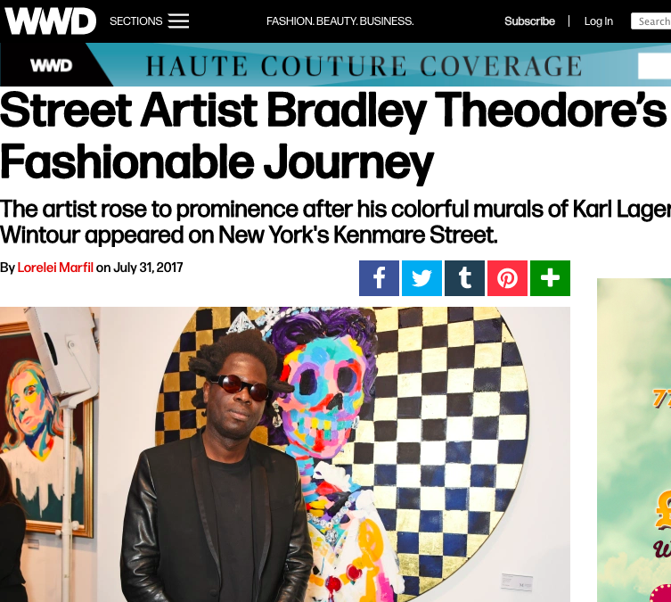 Street Artist Bradley Theodore’s Fashionable Journey – WWD